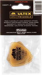 Jim Dunlop Ultex Triangle bas plectrum 1.00 mm 6-pack, Muziek en Instrumenten, Ophalen of Verzenden, Nieuw, Elektrische basgitaar