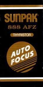 Sunpak 888AFZ Thyristor Auto-Focus Zoom Flash voor Minolta, Verzenden, Nieuw