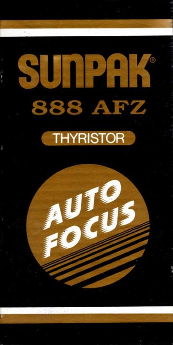 Sunpak 888AFZ Thyristor Auto-Focus Zoom Flash voor Minolta, Verzenden, Nieuw