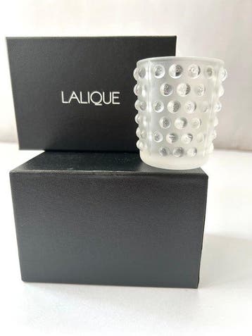 Lalique - Kaarsenstandaard met oor - Kristal - Nieuw in doos