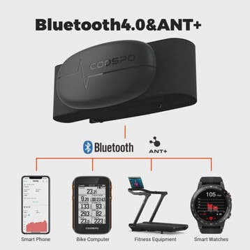 COOSPO H6M Borst Hartslagmeter Band - Bluetooth 4.0 & ANT+ S, Verzenden, Nieuw