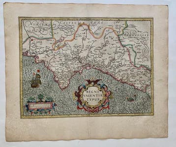 Spanje - Valencia; G. Mercator/H. Hondius - Regni Valentiae, Boeken, Nieuw