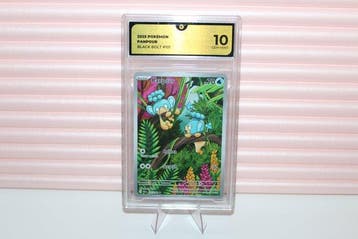 Pokémon - 1 Graded card - Panpour 101 Full art, Foil - GG 10, Nieuw