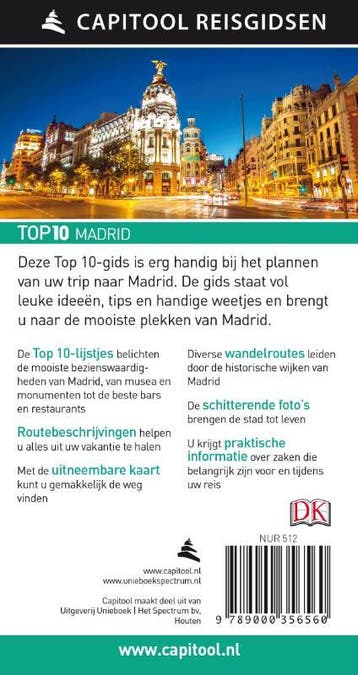 Madrid / Capitool Reisgidsen Top 10 9789000356560 Capitool, Verzenden, Gelezen, Capitool