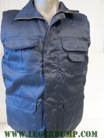 Bodywarmer blauw met binnenzak (vest, Bodywarmers, Kleding), Ophalen of Verzenden, Nieuw