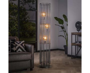 Vloerlamp trax - Oud zilver, Ophalen of Verzenden, Nieuw
