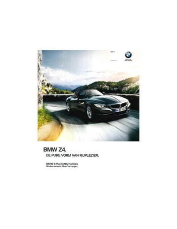 2013 BMW Z4 ROADSTER BROCHURE NEDERLANDS, Boeken, Nieuw, BMW, Author