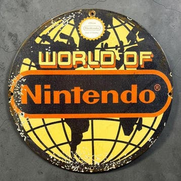 Nintendo - Emaille plaat - Emaille