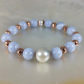 Zonder minimumprijs - Armband Zilver Parel - Parel -, Nieuw