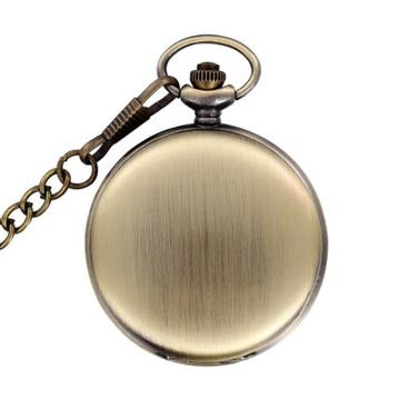 Fako - Zakhorloge - XXL - Classic - Ø 47mm - Bronskleurig, Verzenden, Nieuw