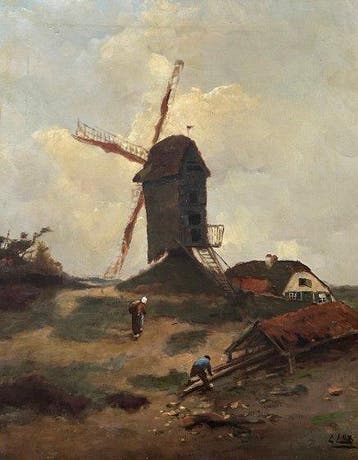 G. Cox (1864-1931) - Molengezicht