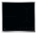 AEG TO64IB0FXB Zwart, Roestvrijstaal Ingebouwd 60 cm489, Witgoed en Apparatuur, Kookplaten, Ophalen of Verzenden, Nieuw