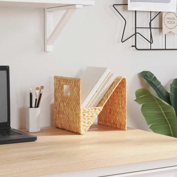 vidaXL Tijdschrifthouder 31x31x31 cm waterhyacint, Huis en Inrichting, Verzenden, Nieuw