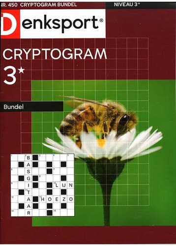 Denksport Cryptogram Bundel - 450 2025, Verzenden, Nieuw, Sport en Vrije tijd
