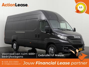 Iveco Daily Bestelauto L4 H3 2024 Diesel Automaat, Auto's, Automaat, Zwart, Iveco, Zwart