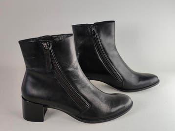ECCO Shape 35 Block leren enkellaarzen zwart maat 37, Kleding | Dames, Verzenden, Zwart, Lage of Enkellaarzen, ECCO