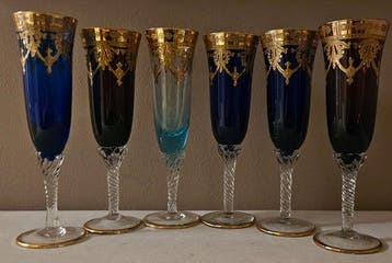 ISMIE showroom - Drinkservies (6) - Prachtige verzameling