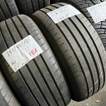 2 x Goodyear Eagle F1 235-55-18 Zomerbanden 6,5mm, 18 inch, Gebruikt, Ophalen of Verzenden, 235 mm