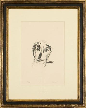 Asger Jorn (1914 -1973) - The Scream - Signiert, Datiert &