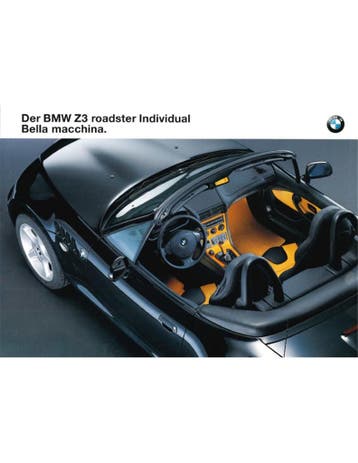 1996 BMW Z3 ROADSTER LEAFLET DUITS, Boeken, Nieuw, BMW, Author