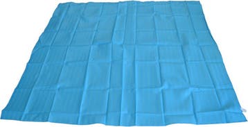 Douchegordijn - Blauw - 180 cm x 180 cm - Inclusief ringen -, Huis en Inrichting, Badkamer | Badtextiel en Accessoires, Verzenden