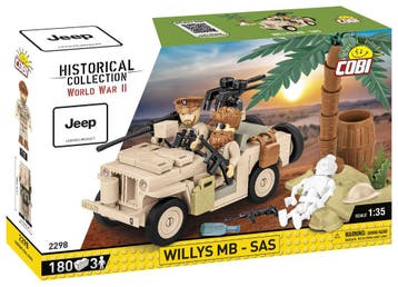 COBI 2298 Willys MB SAS (Leger bouwsets, Modelbouwsets), Verzenden, Nieuw