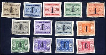 Italiaanse Sociale Republiek - RSI 1944 - Volledige serie, Gestempeld