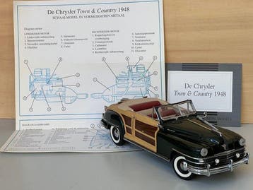 Franklin Mint 1:24 - Model cabriolet - Chrysler Town &, Nieuw