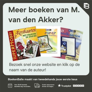 Kerstfeest op kaarten / SuperHobby 9789021329918, Boeken, Verzenden, Gelezen, M. van den Akker