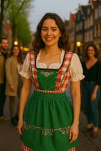 Oktoberfest Dirndl – Dames – Verkleedoutfit voor - Maat S, Ophalen of Verzenden, Nieuw