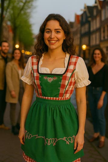 Oktoberfest Dirndl – Dames – Verkleedoutfit voor - Maat S, Kleding | Dames, Ophalen of Verzenden, Nieuw