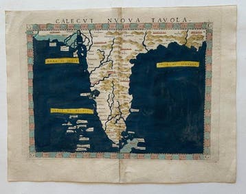 India - Sri Lanka; C. Ptolemy / G. Ruscelli and Giacomo, Nieuw