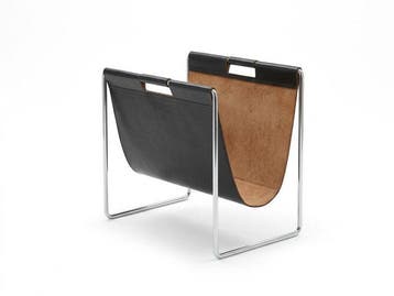 Brabantia - Tijdschriftenhouder - Leer, staal