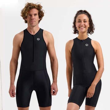 Rogelli Florida Trisuit Heren en Dames - Mouwloos - Zwart -, Verzenden, Nieuw