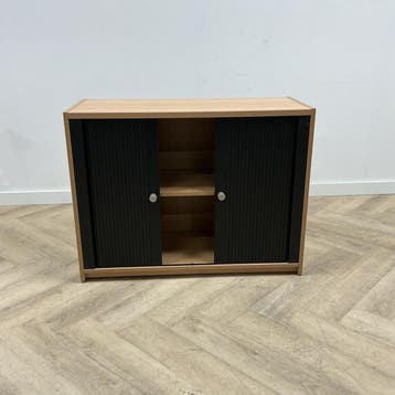 Vepa roldeurkast vv 1 legbord (hxbxd) 76x100x42 cm beuken -, Ophalen of Verzenden, Gebruikt
