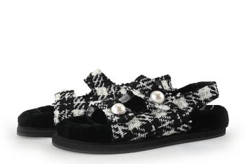 Roberto Festa Slippers in maat 37 Zwart, Slippers, Verzenden, Zwart, Zo goed als nieuw