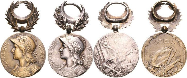 Auslaendische Orden en Ehrenzeichen Frankreich Kolonialme..., Postzegels en Munten, Penningen en Medailles, Verzenden