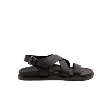 TESTONI - 8 UK - 42 IT - Filicudi Sandal Lux Calf Black +, Nieuw