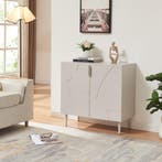 Commode Starvili dressoir 75x76x38 cm beige [en.casa], Verzenden, Nieuw