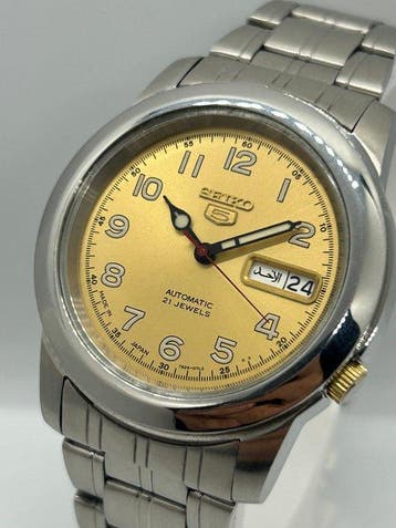 Seiko - Seiko 5 Automatic Day-Date - Zonder minimumprijs -
