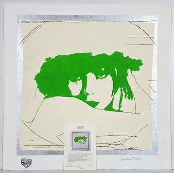 Giosetta Fioroni (1932) - Doppio Liberty Verde Luminoso