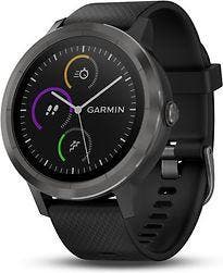 Garmin Vivoactive 3 30,4 mm steen met siliconen bandje zwart, Verzenden, Gebruikt
