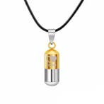 Fako Bijoux - Ketting Ashanger / Assieraad - Love -, Verzenden, Nieuw