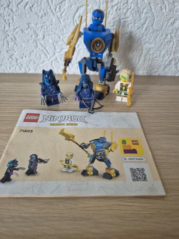LEGO NINJAGO Jay#039s mecha strijdpakket 71805, Zo goed als nieuw, Complete set, Lego, Ninjago