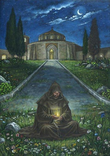 Maurizio Rapiti - Fuori dal Tempio (framed)
