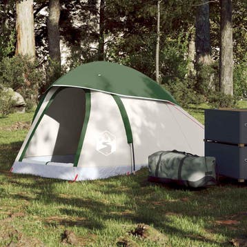 vidaXL Koepeltent 1-persoons waterdicht groen, Verzenden, Nieuw, Tot en met 2