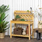 Tuintafel met spoelbak en schuifblad – 92×45×120 cm, Verzenden, Nieuw