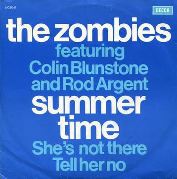 vinyl single 7 inch - The Zombies - eaturing Colin Blunst..., Verzenden, Zo goed als nieuw, 7 inch, Pop