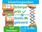 Hoogwerker | voorraadactie | 10 t/m 14 meter  | Vanafprijs:, Verzenden
