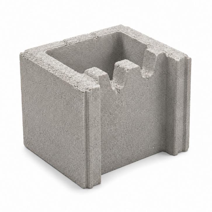 Bekistingsblok Eindsteen 25x30x20cm, Doe-het-zelf en Verbouw, Metselstenen, Nieuw, Verzenden